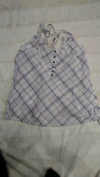 Débardeur/blouse fluide femme