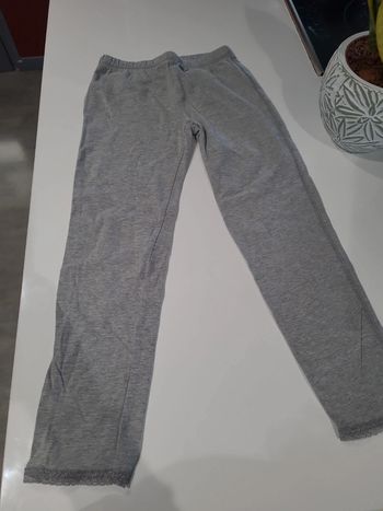 Leggings gris, taille 8 ans