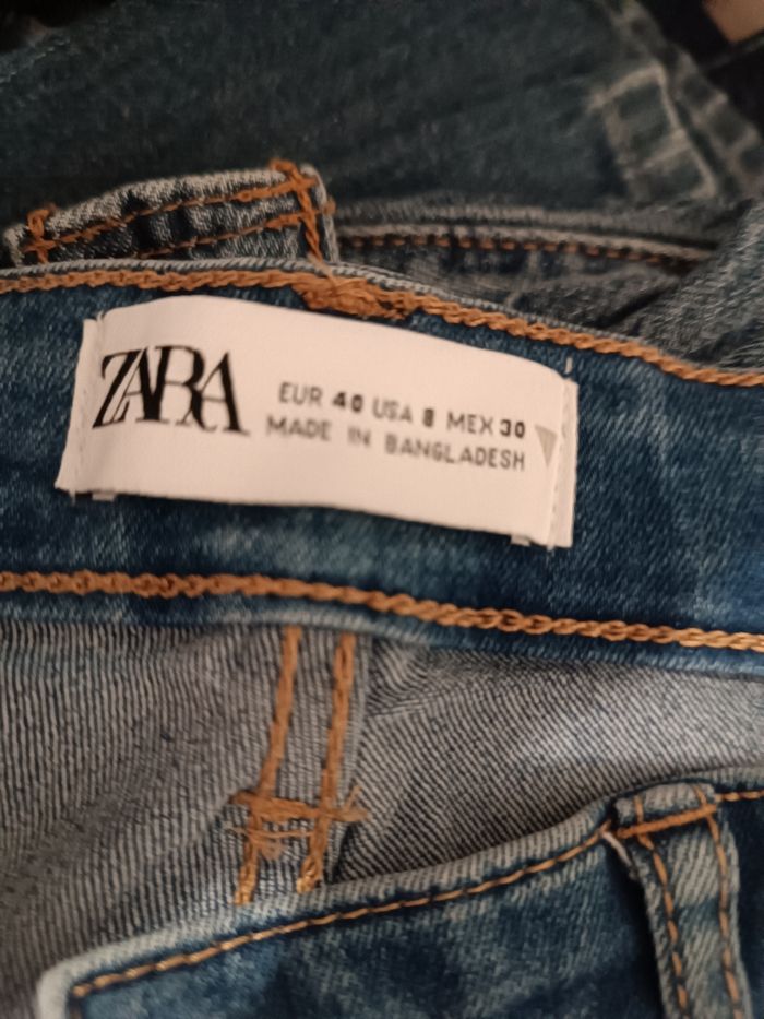 Jean femme Zara t 40 - photo numéro 6