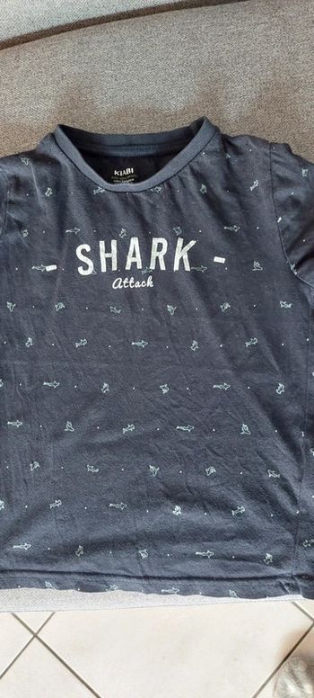 T shirt 5 ans shark attack