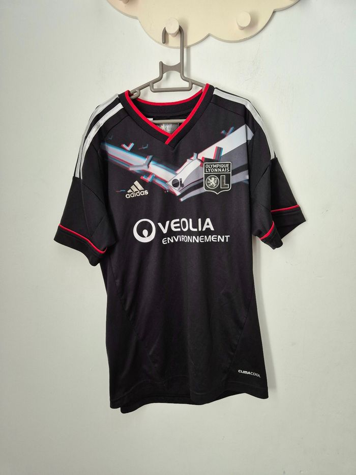 Maillot de foot vintage année 2012 / 2013 * Olympique Lyonnais / Adidas * - photo numéro 2