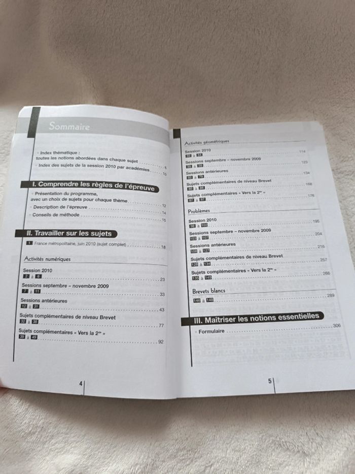 Livre Annabrevet Mathématiques 3eme _ Hatier - photo numéro 5