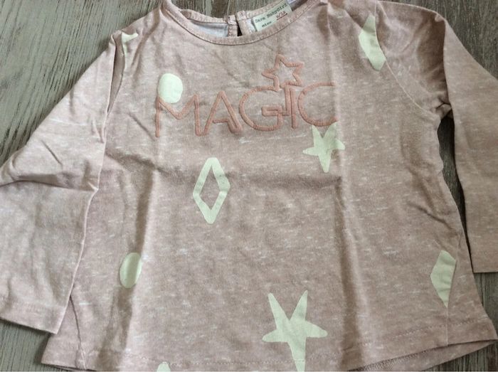 T-shirt manches longues Zara - photo numéro 3