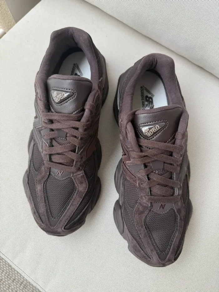 New balance 9060 Chocolate / Marron - photo numéro 4