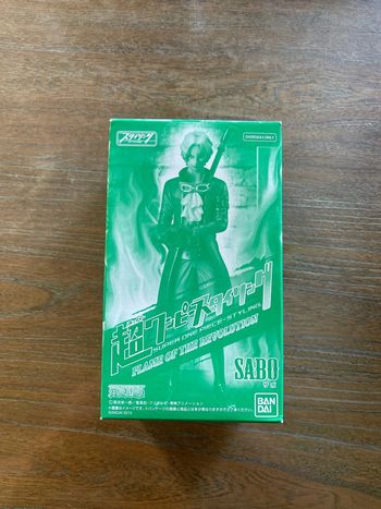 Figurine de collection Sabo de BANDAI neuve dans sa boîte originale