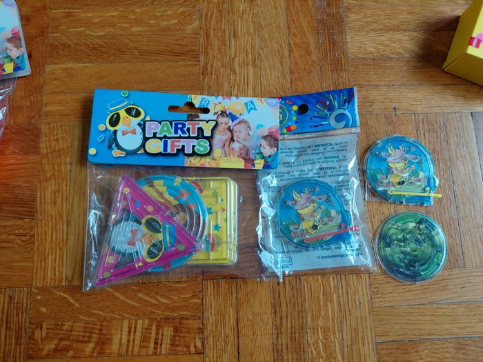 lot de jeux à billes pour anniversaire à mettre dans pochette cadeau ou piniata