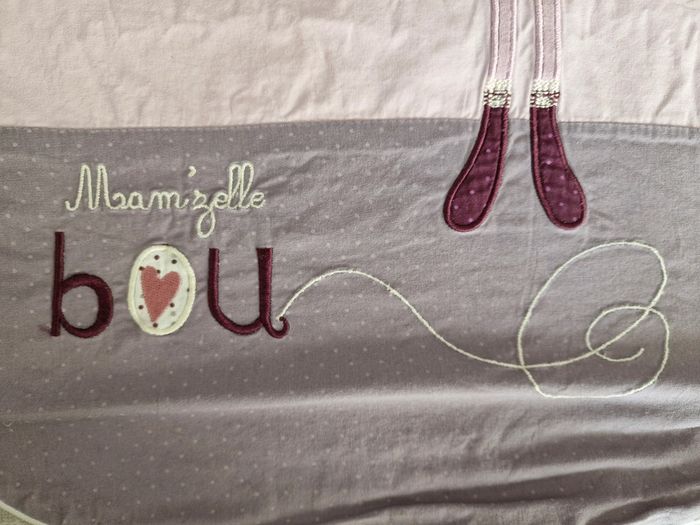 Gigoteuse légère lila & rose Sauthon 0-4M (BE) - photo numéro 5