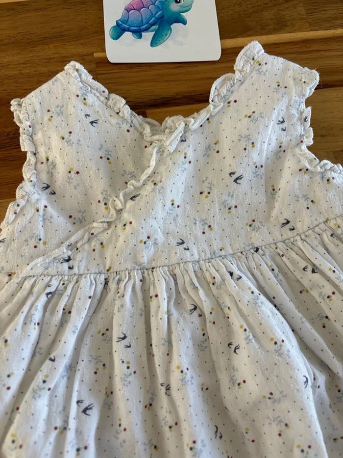 Robe blanche et culotte assortie - photo numéro 5