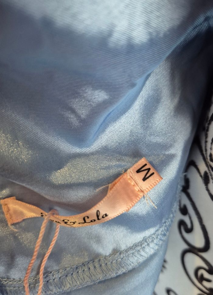 Robe de soirée bleu givre taille 38/M eva & lola - photo numéro 7