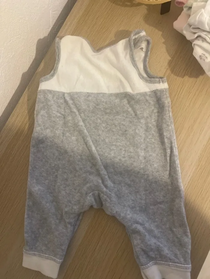 Pyjama velour bretelle - photo numéro 2