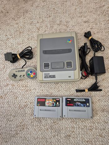 Console snes super nintendo et jeux