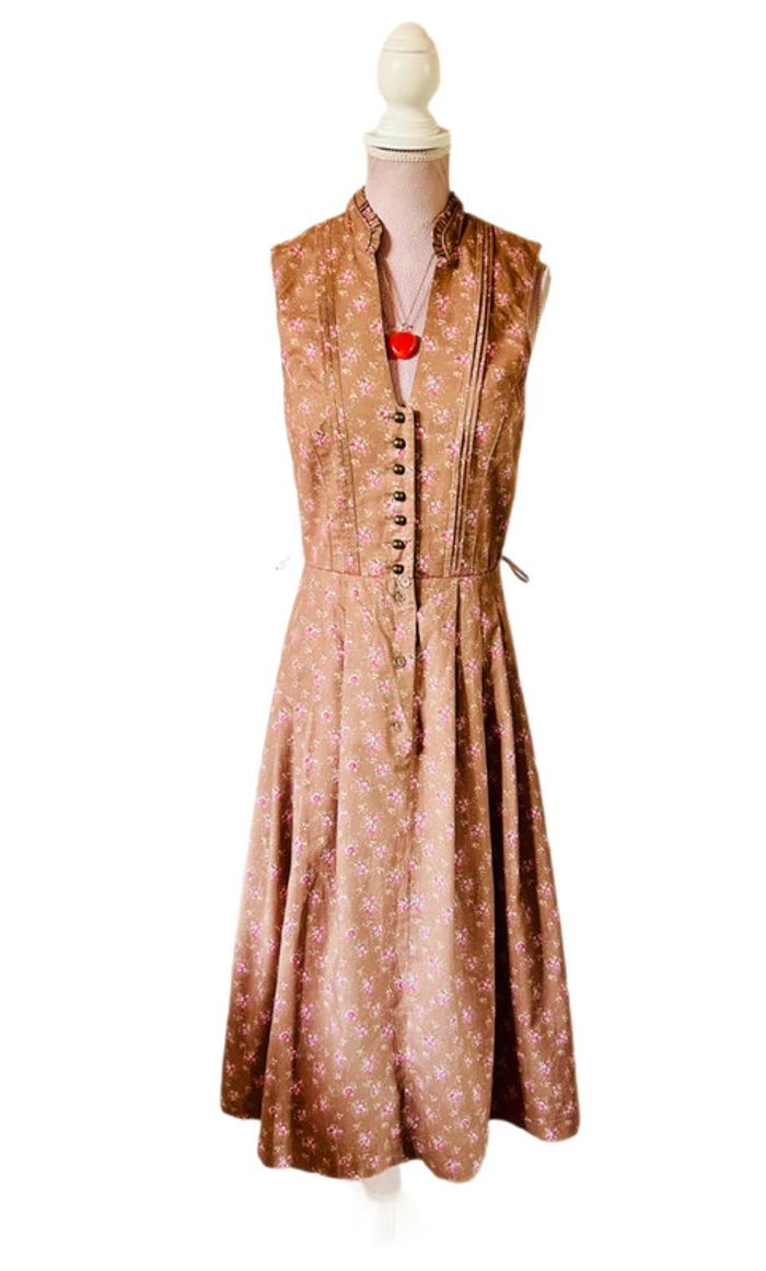 💐Magnifique robe vintage autrichienne cottagecore fairycore Distler floral dress💐 - photo numéro 15