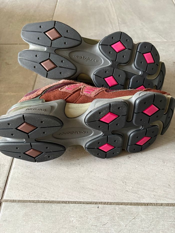 New Balance 9060 Chênes/Bordeaux - photo numéro 6