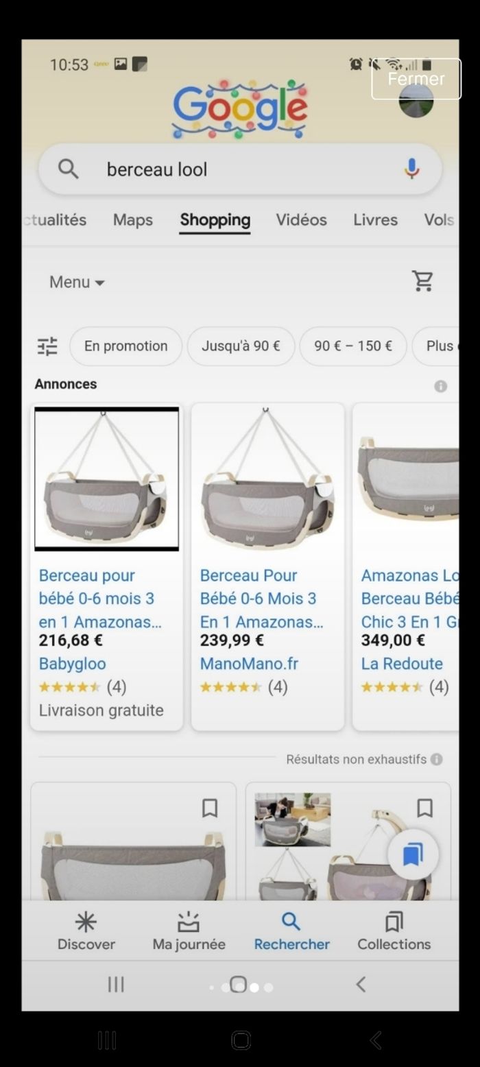 Berceau LOOL de chez Amazonas. Suspendable - photo numéro 5