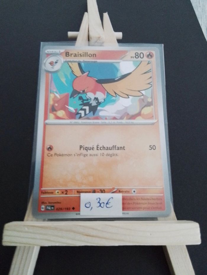 Carte Pokémon Braisillon 029/193