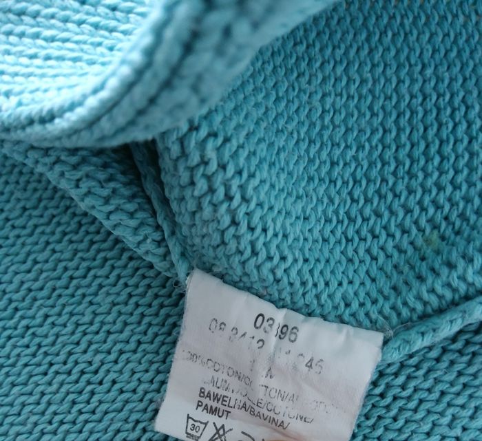 Gilet turquoise 3 boutons Kimbaloo - photo numéro 4