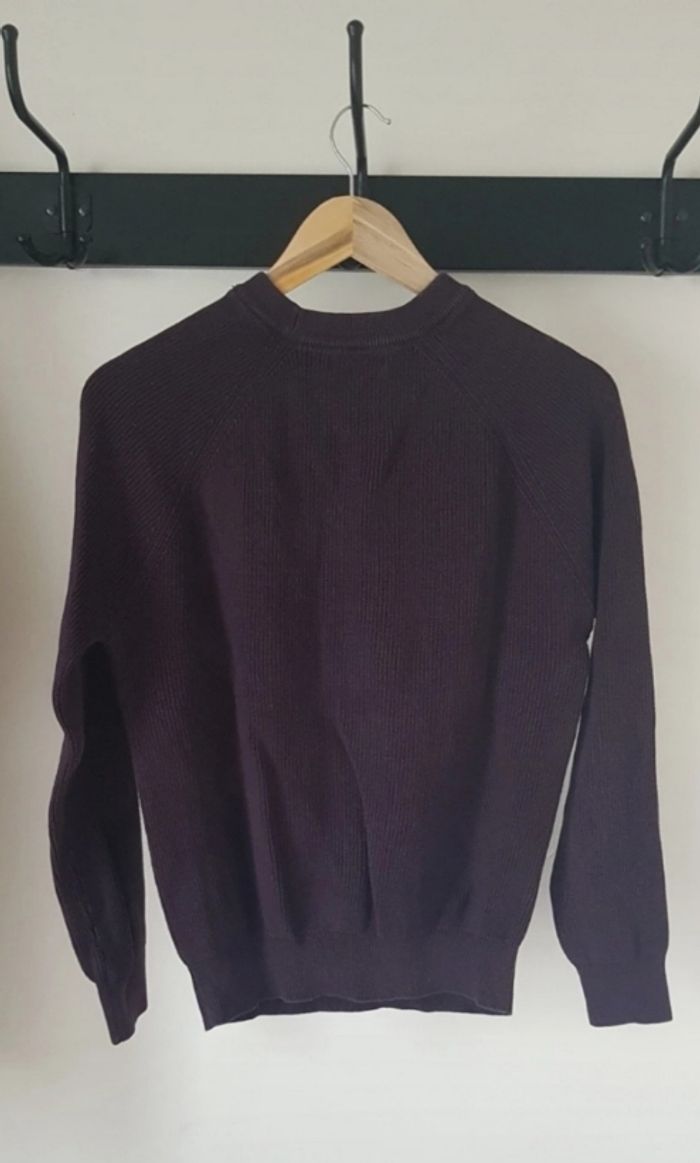 Pull homme Zara bordeaux – Taille S – Bon état - photo numéro 4