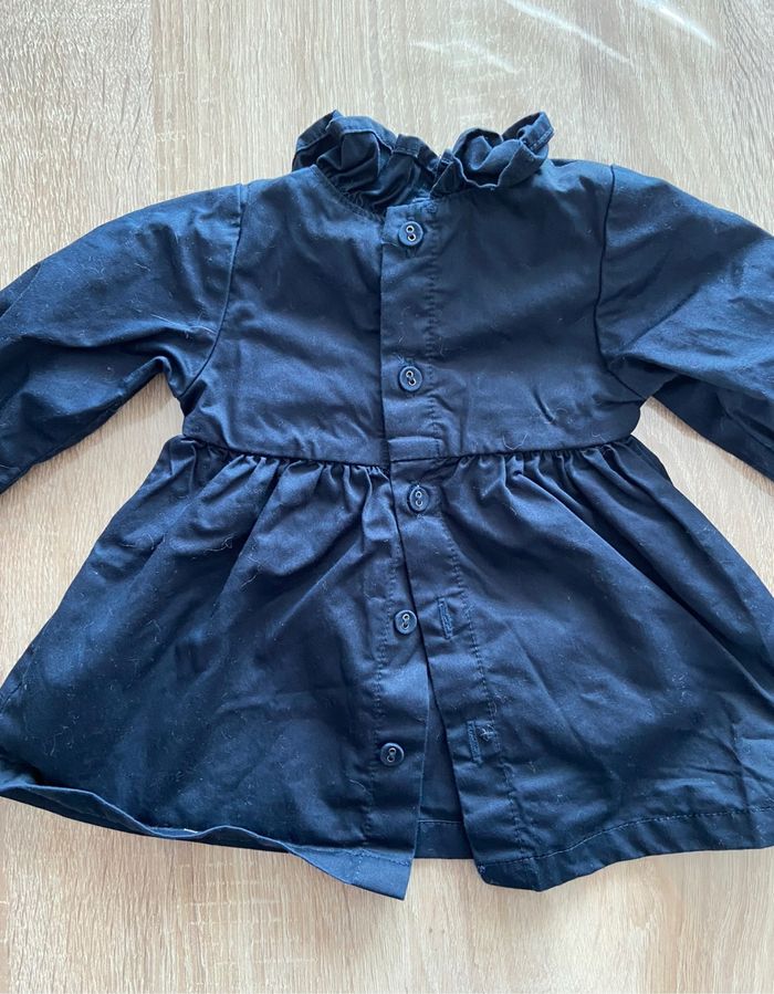 Robe bleu marine doré KIABI t.1m - photo numéro 3