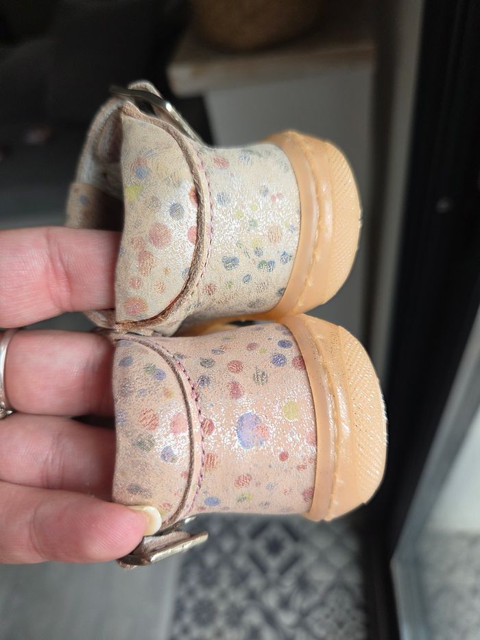 Chaussures en cuir Neuves Bellamy premier pas T18 - photo numéro 5