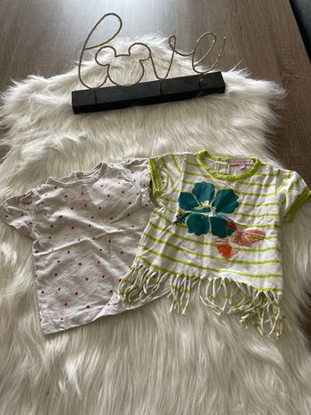 Lot de deux tee shirt taille 12 mois