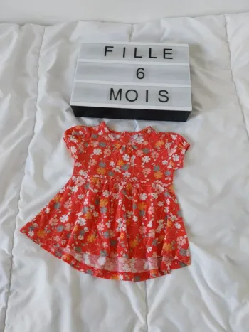 Robe fille 6 mois