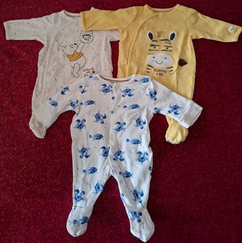 Lot de 3 bodies naissance