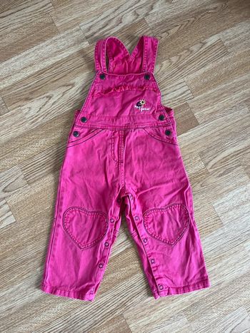Salopette fille en jean