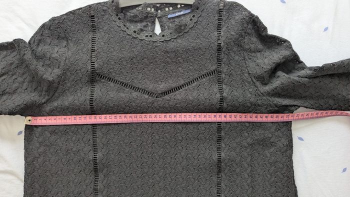 Blouse noire dentelle Kiabi - photo numéro 5