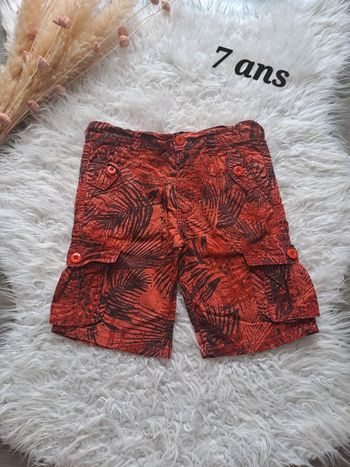 Short orange 7ans
