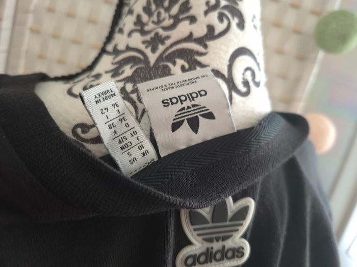 Jolie Robe T-shirt Adidas Originals Graphique Noire T38 femme - photo numéro 4