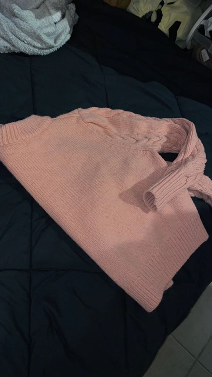 Pull rose très douc - photo numéro 3