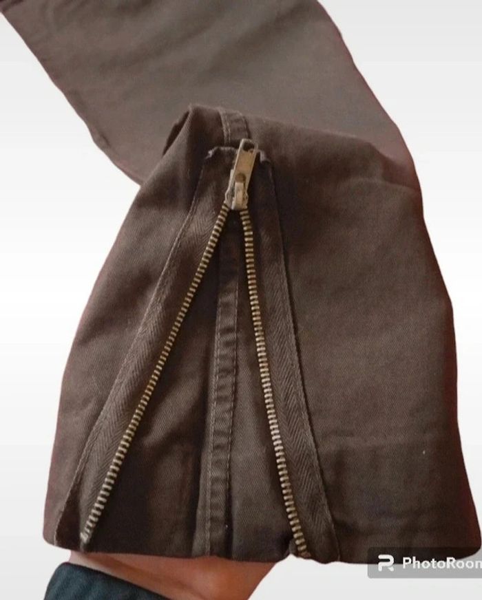 Pantalon marron poches latéral taille 40 ans - photo numéro 7
