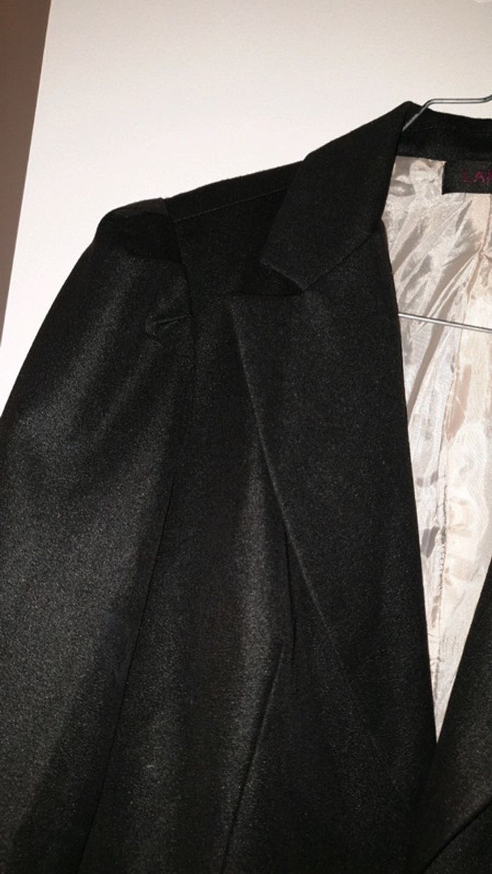 Blazer femme  ceintré noir - photo numéro 4