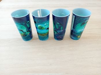 Lot 4 gobelets Futuroscope Halloween - Comme neuf