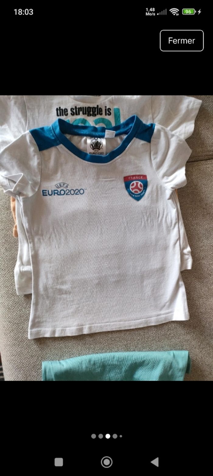 Lots de t-shirts enfant - photo numéro 3