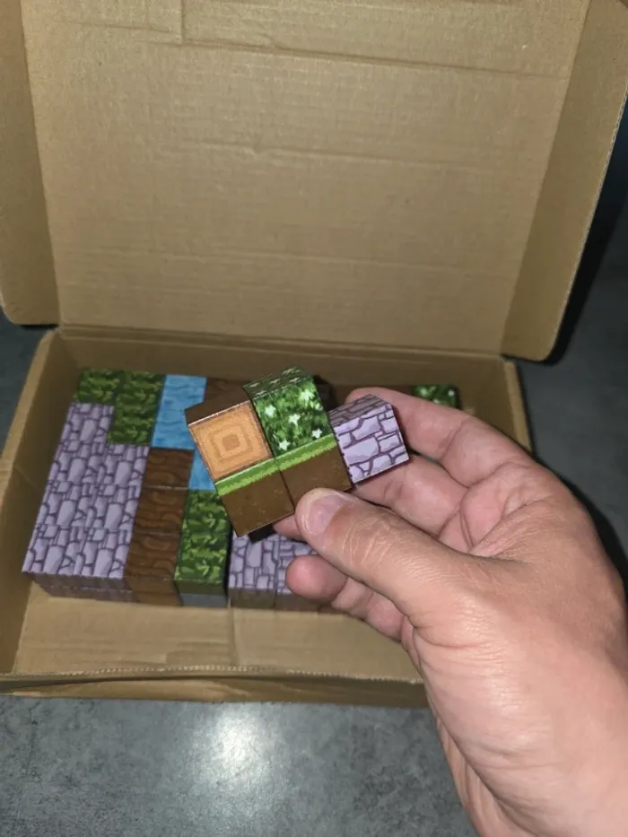 [NEUF] Lot de 100 cubes magnétiques type minecraft - photo numéro 2