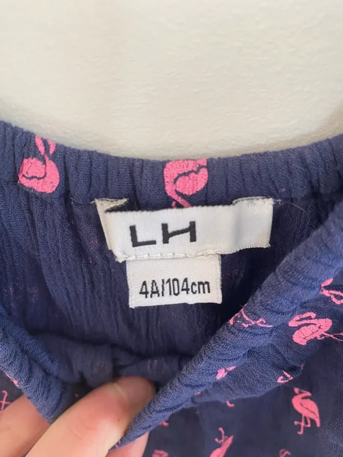 Robe la halle marine imprimée flamant roses - photo numéro 4