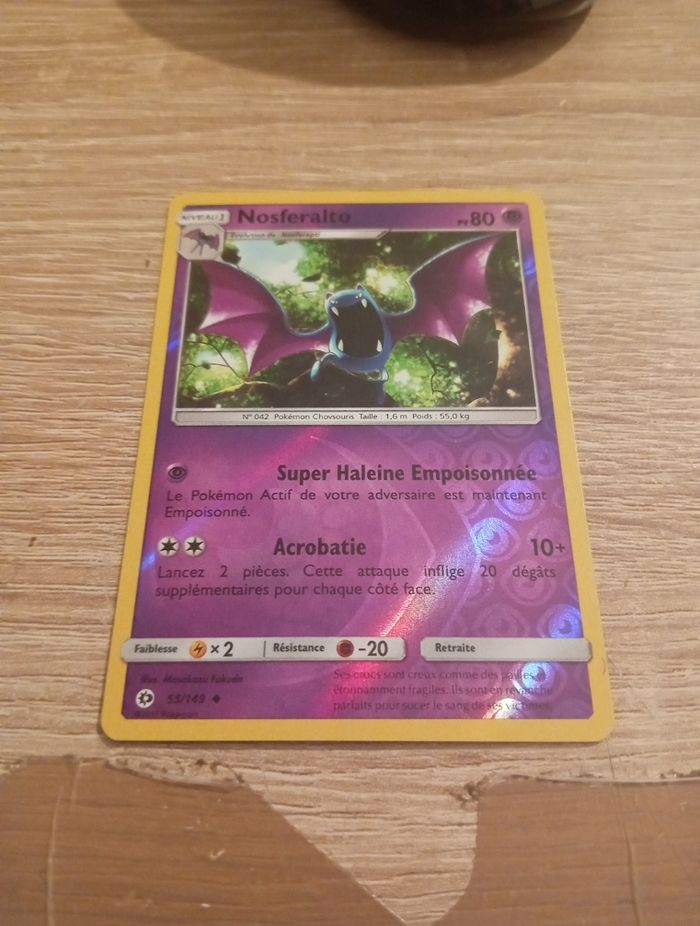 Carte Pokémon Nosferalto 55/149