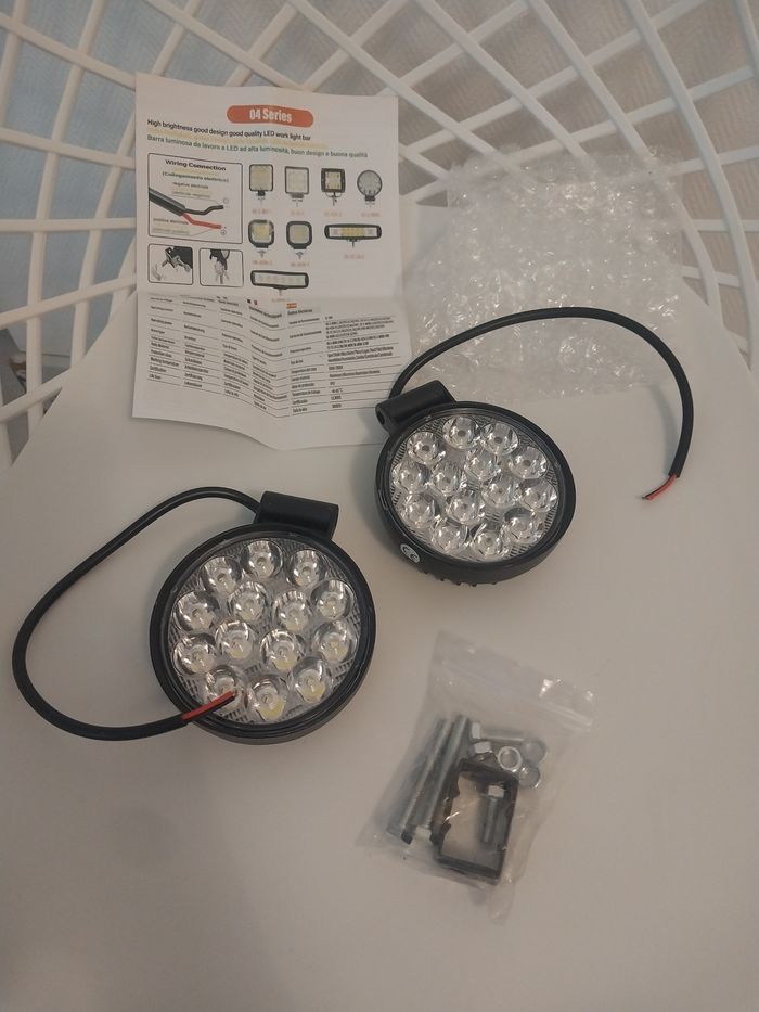 Lot de 2 minis lampes de travail LED 42-S-mini
