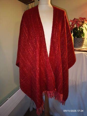 Châle en maille laine 📏 Taille unique