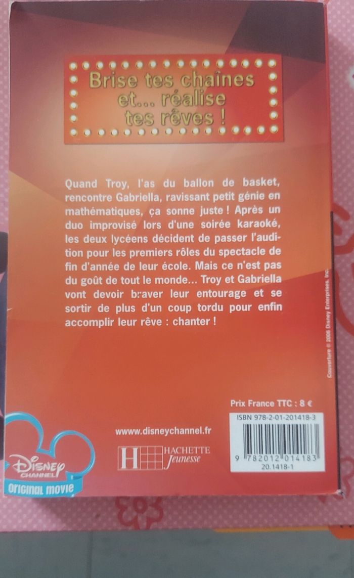 Livre High school musical - photo numéro 2