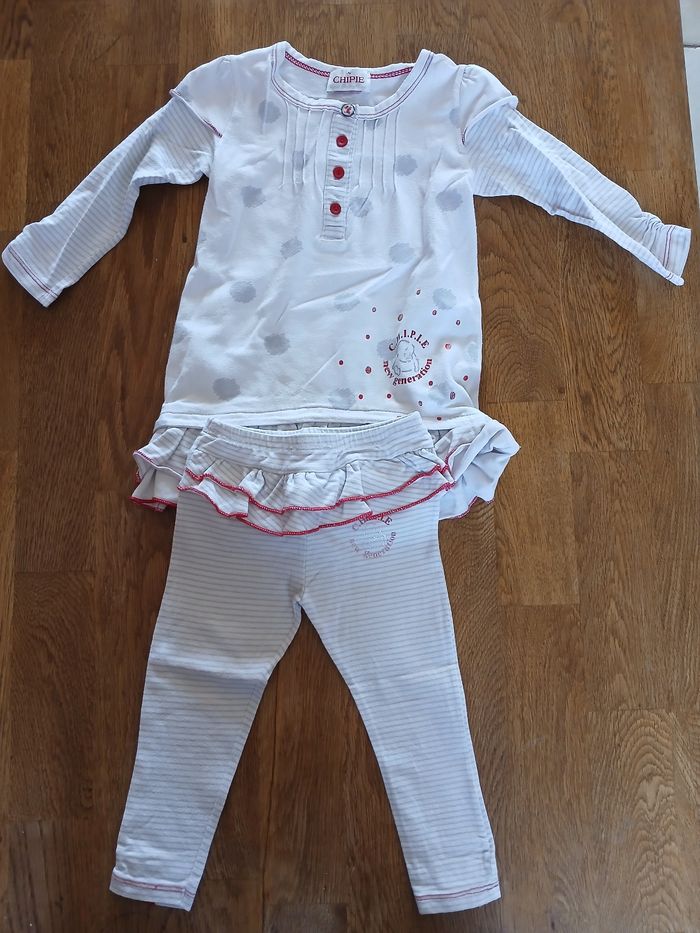 Ensemble robe et leggings 18 mois - photo numéro 4