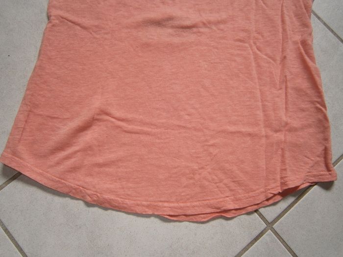 Tee-shirt MC en lin orange Taille 42 - photo numéro 8