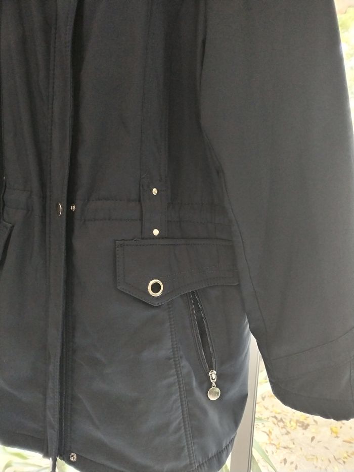 Parka doublée bleu marine- 46- SATURNE - photo numéro 5