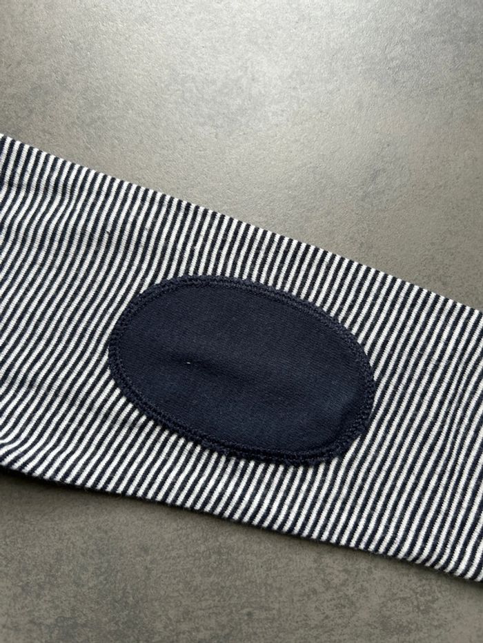 T-shirt haut manches longues capuche marinière garçon petit bateau - photo numéro 9