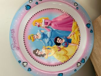 Assiette disney home presence enfant mélamine princesse