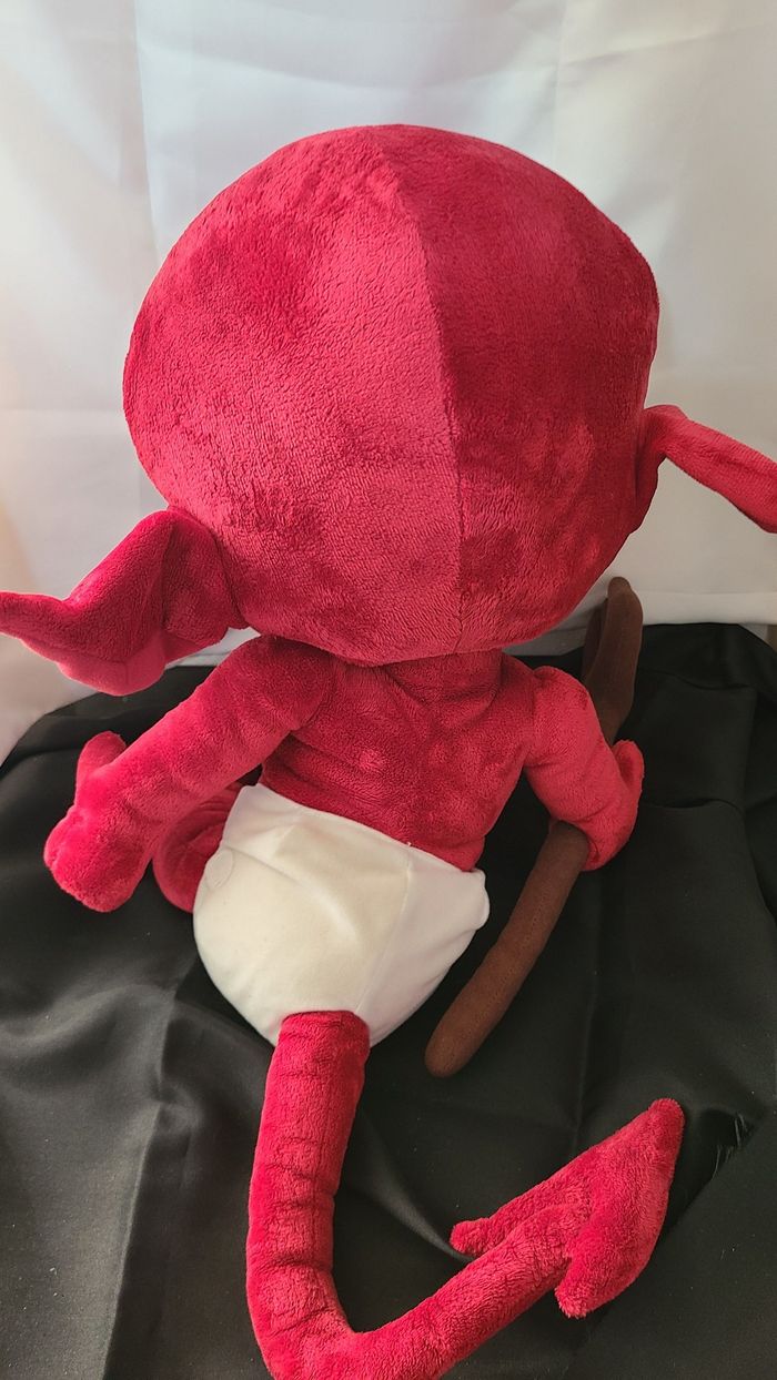 Grande Peluche Diablotin avec Fourche HOT STUFF DEMONS ET MERVEILLES 2004 - photo numéro 2