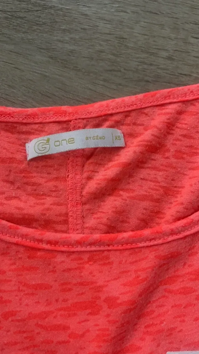 Haut gemo rose flashy - photo numéro 2