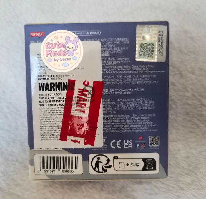 The Monsters Labubu Mini Market  Fridge Magnet Corn  Authentique Neuf - photo numéro 5