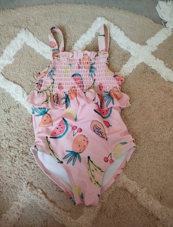 Maillot de bain Bb fille rose Primark 24 mois